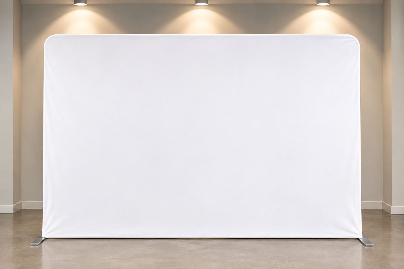 Classic white photo booth backdrop available from Art Booth Seattle