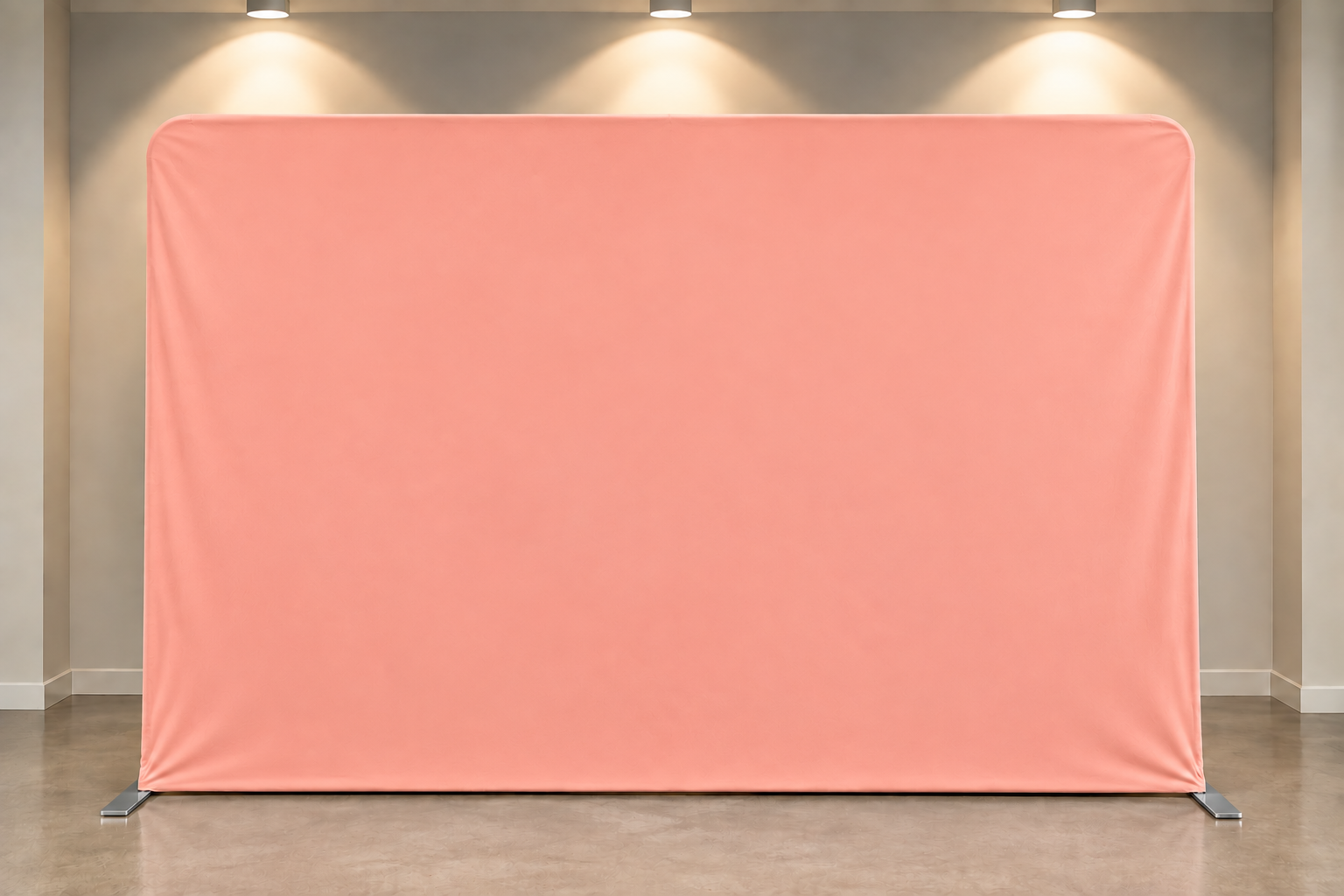 Blush pink photo booth backdrop available from Art Booth Seattle